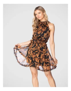 Best reviews of 🥰 Pilgrim Aleena Mini 👗 Dress In Black/Brown ⌛