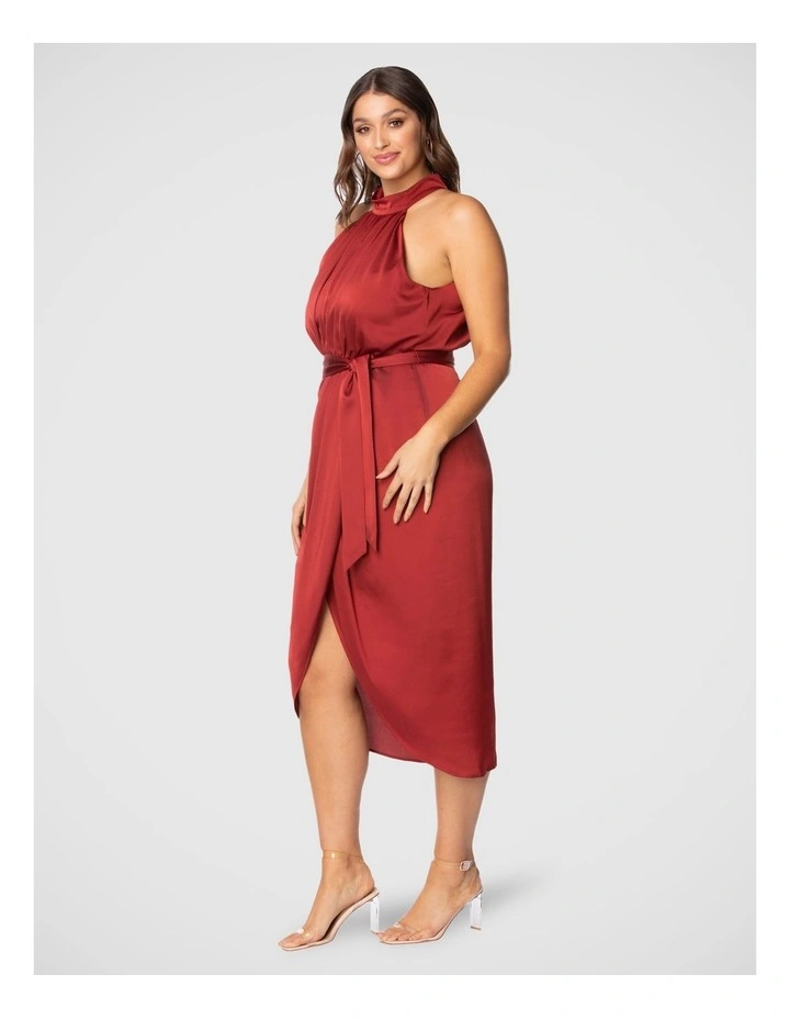 Outlet 😉 Pilgrim Lane Midi 👗 Dress In Burgundy Red 🌟 4 Outlet 😉 Pilgrim Lane Midi 👗 Dress In Burgundy Red 🌟 - Image 2