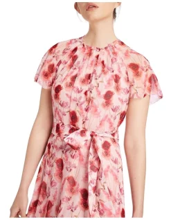 Best Sale ✨ David Lawrence Jaye Silk 👗 Dress In Pink Multi 😉 -Cocktail-party-dresses Shop unnamed file 1109