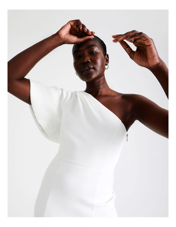 Promo β Wayne Cooper One Shoulder Flounce Midi π Dress In White β€οΈ 9 Promo β Wayne Cooper One Shoulder Flounce Midi π Dress In White β€οΈ - Image 7