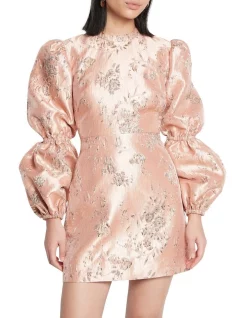 Budget 😉 Sass & Bide Ocean Drive Metallic Brocade Mini 👗 Dress Blush 🧨 -Cocktail-party-dresses Shop unnamed file 1201