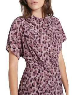 Budget 👏 David Lawrence Domino Silk 👗 Dress Lavender Multi 🔥 -Cocktail-party-dresses Shop unnamed file 1245