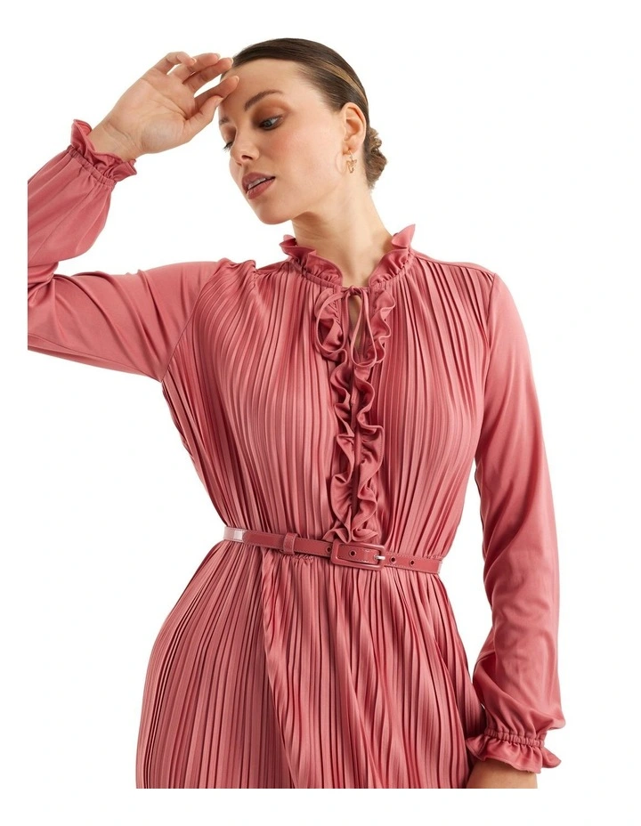 Best deal π Review Eloise Pleated Jersey π Dress In Dusty Pink π₯ 5 Best deal π Review Eloise Pleated Jersey π Dress In Dusty Pink π₯ - Image 3