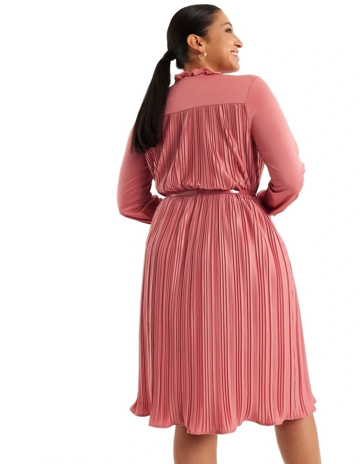 Best deal π Review Eloise Pleated Jersey π Dress In Dusty Pink π₯ 7 Best deal π Review Eloise Pleated Jersey π Dress In Dusty Pink π₯ - Image 5