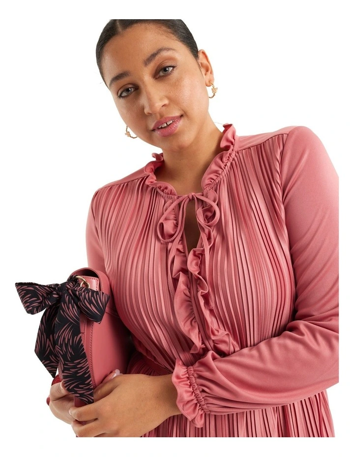 Best deal π Review Eloise Pleated Jersey π Dress In Dusty Pink π₯ 8 Best deal π Review Eloise Pleated Jersey π Dress In Dusty Pink π₯ - Image 6