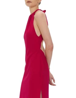 Cheap ✔️ Third Form Come Closer Midi 👗 Dress In Magenta ❤️ -Cocktail-party-dresses Shop unnamed file 1301