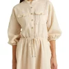 Best reviews of 👍 Lauren Ralph Lauren Linen Puff-Sleeve 👗 Dress In Cream ⌛ -Cocktail-party-dresses Shop unnamed file 1312