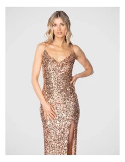Flash Sale 👏 Pilgrim Ivana Gown In Rose Pink 🧨 -Cocktail-party-dresses Shop unnamed file 1393