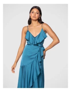 Best Pirce 🎁 Pilgrim Mindy Midi 👗 Dress In Steel Blue 👍 -Cocktail-party-dresses Shop unnamed file 1425