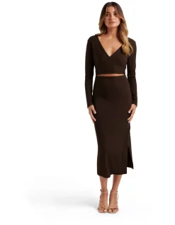 Best reviews of π Forever New Chloe Wrap Midi π Dress In Brown π