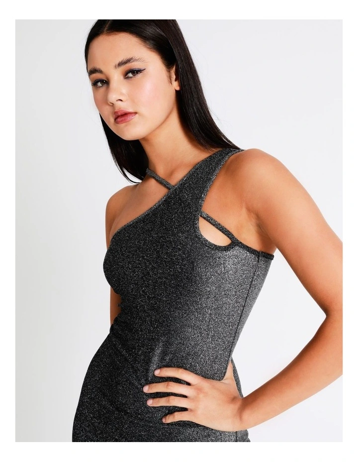 Coupon π Miss Shop Recycled Blend Lurex One Shoulder Cut Out Mini π Dress In Black π 5 Coupon π Miss Shop Recycled Blend Lurex One Shoulder Cut Out Mini π Dress In Black π - Image 3