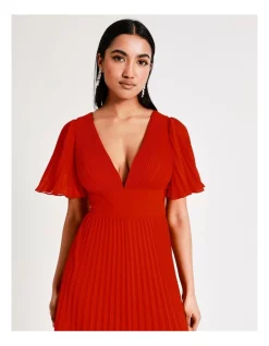 Best deal βοΈ Collection Pleated Flutter Sleeve Recycled Maxi π Dress In Red π 11 Best deal βοΈ Collection Pleated Flutter Sleeve Recycled Maxi π Dress In Red π -Cocktail-party-dresses Shop unnamed file 1450