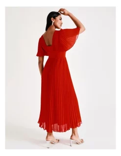 Best deal βοΈ Collection Pleated Flutter Sleeve Recycled Maxi π Dress In Red π 15 Best deal βοΈ Collection Pleated Flutter Sleeve Recycled Maxi π Dress In Red π -Cocktail-party-dresses Shop unnamed file 1454
