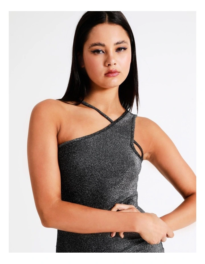 Coupon π Miss Shop Recycled Blend Lurex One Shoulder Cut Out Mini π Dress In Black π 7 Coupon π Miss Shop Recycled Blend Lurex One Shoulder Cut Out Mini π Dress In Black π - Image 5