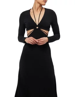 New 🛒 Mossman Starling Maxi 👗 Dress In Black 😉 -Cocktail-party-dresses Shop unnamed file 1500