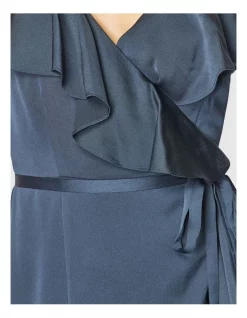 New 💯 Pilgrim Mindy Midi 👗 Dress In Navy Blue 🔥 -Cocktail-party-dresses Shop unnamed file 1505