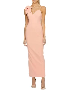 Hot Sale π B By Bariano Arco Bow Maxi π Dress Peach π