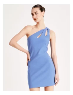Hot Sale 💯 Miss Shop Recycled Blend One Shoulder Strappy Bodycon Mini 👗 Dress In Blue ⌛ -Cocktail-party-dresses Shop unnamed file 175