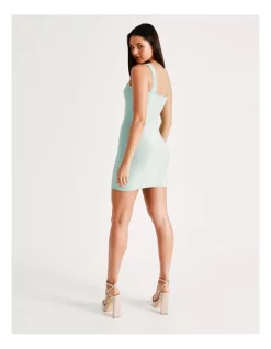 Cheapest ✨ Miss Shop Recycled Blend Lurex One Shoulder Cut Out Mini 👗 Dress In Jade ❤️ -Cocktail-party-dresses Shop unnamed file 209