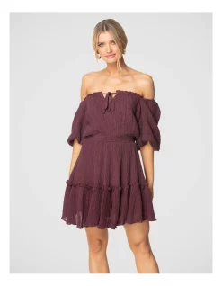 Cocktail-party-dresses Shop 39 Best deal β¨ Pilgrim Kerrie Mini π Dress In Plum π