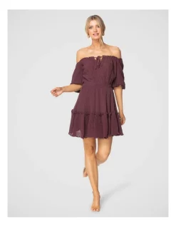 Best deal ✨ Pilgrim Kerrie Mini 👗 Dress In Plum 😉 -Cocktail-party-dresses Shop unnamed file 221