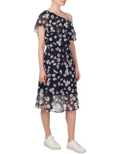 Cheap 😀 Skin And Threads Frill One Shoulder 👗 Dress ✨