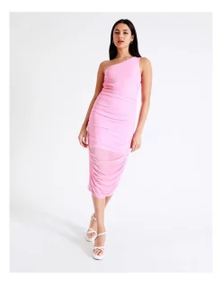 Top 10 👏 Miss Shop Mesh One Shoulder Midi 👗 Dress In Pink Sherbert 🎁 -Cocktail-party-dresses Shop unnamed file 269