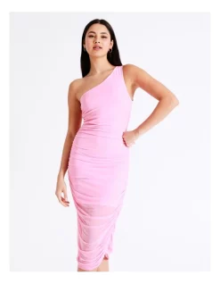 Top 10 👏 Miss Shop Mesh One Shoulder Midi 👗 Dress In Pink Sherbert 🎁 -Cocktail-party-dresses Shop unnamed file 270
