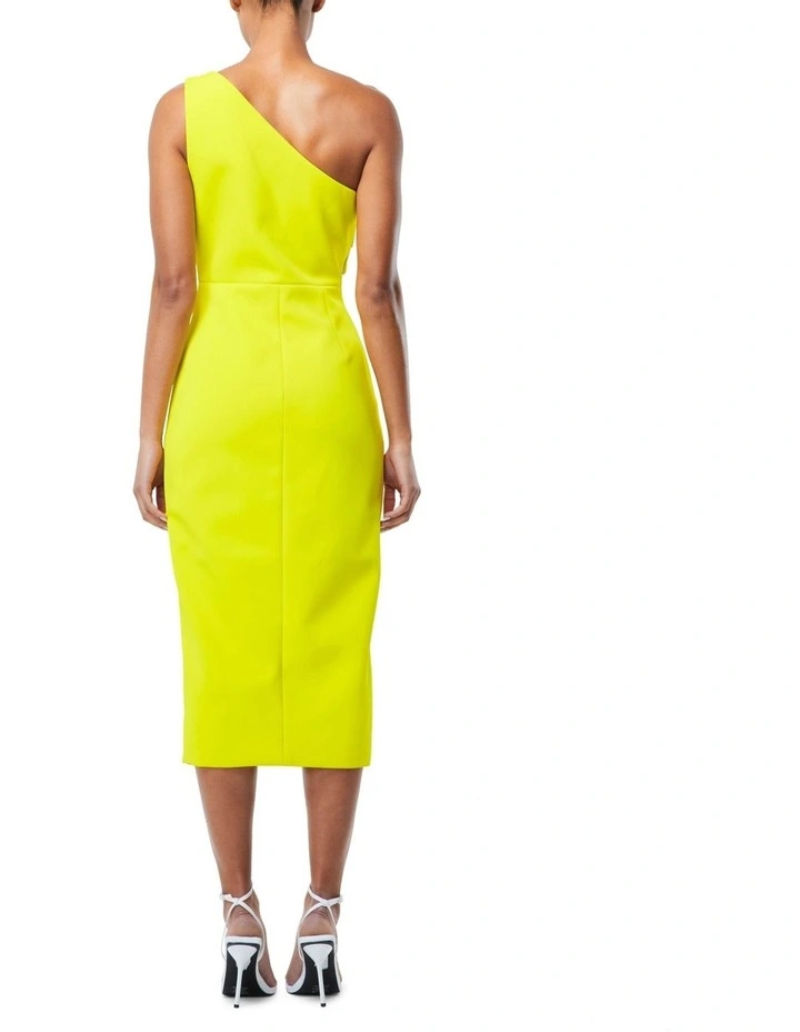 Best Pirce π Mossman Unveil Midi π Dress In Chartreuse π 4 Best Pirce π Mossman Unveil Midi π Dress In Chartreuse π - Image 2