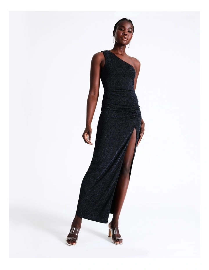 Promo π Wayne Cooper One Shoulder Metallic Knit π Dress In Black π 3 Promo π Wayne Cooper One Shoulder Metallic Knit π Dress In Black π