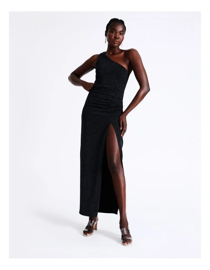 Promo π Wayne Cooper One Shoulder Metallic Knit π Dress In Black π 8 Promo π Wayne Cooper One Shoulder Metallic Knit π Dress In Black π - Image 6
