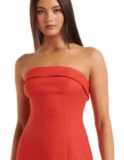 Cheap 🌟 Forever New Sadie Strapless Linen Mini In Fire Red 🌟 -Cocktail-party-dresses Shop unnamed file 391
