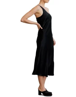 Promo 🛒 Third Form Crush Bias One Shoulder Midi 👗 Dress Black 👏 -Cocktail-party-dresses Shop unnamed file 402