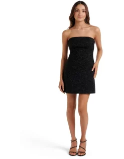 Buy 🧨 Forever New Petite Ariana Textured Mini 👗 Dress In Black 🌟 -Cocktail-party-dresses Shop unnamed file 420