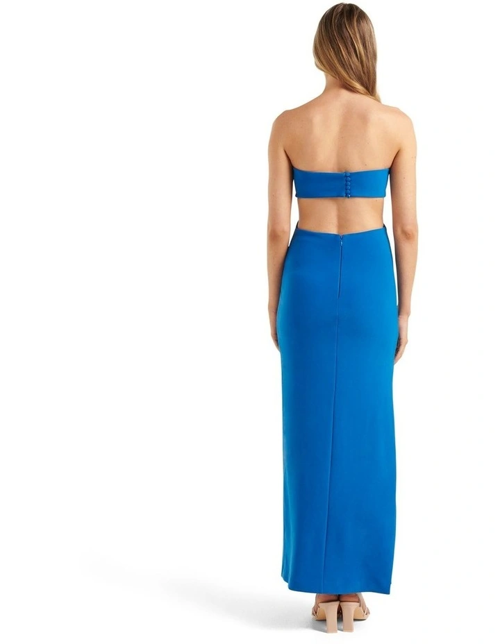 Discount 👍 Forever New Jaclyn Open Back Bodycon Gown In Blue ✔️ 4 Discount 👍 Forever New Jaclyn Open Back Bodycon Gown In Blue ✔️ - Image 2