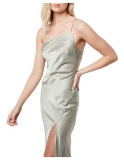 Promo 🧨 Mossman In Your Eyes Midi 👗 Dress In Sage Green 😉 -Cocktail-party-dresses Shop unnamed file 466