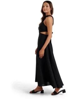 Deals 🎁 Forever New Petite Justine Linen Cross Back Midi In Black ✨ -Cocktail-party-dresses Shop unnamed file 503