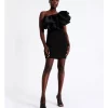 Cheapest 🔔 Wayne Cooper Exaggerated Ruffle Mini 👗 Dress In Black ⭐ -Cocktail-party-dresses Shop unnamed file 54
