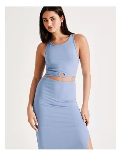 Top 10 🧨 Miss Shop Eco Cut Out Rib Midi 👗 Dress In Cosmic Sky 👏 -Cocktail-party-dresses Shop unnamed file 567