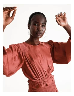 Cheap 🌟 Wayne Cooper Shirred Waist 👗 Dress Copper ⌛ -Cocktail-party-dresses Shop unnamed file 596