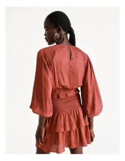 Cheap 🌟 Wayne Cooper Shirred Waist 👗 Dress Copper ⌛ -Cocktail-party-dresses Shop unnamed file 597