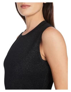 New 🛒 David Lawrence Christine Sleeveless Knit 👗 Dress In Black 🎉 -Cocktail-party-dresses Shop unnamed file 601