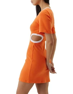 New 😍 Third Form Ring Around Tee 👗 Dress In Tangerine Orange 🔔 -Cocktail-party-dresses Shop unnamed file 632