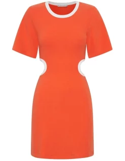New 😍 Third Form Ring Around Tee 👗 Dress In Tangerine Orange 🔔 -Cocktail-party-dresses Shop unnamed file 634