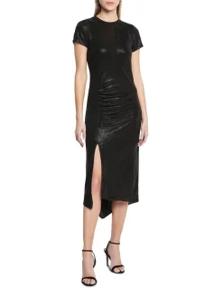 Cheap 👏 Sass & Bide Cosmic Slinks Long Midi 👗 Dress In Black 🥰
