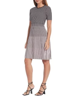 Cheap β David Lawrence Lynette Knit π Dress Camellia Multi π