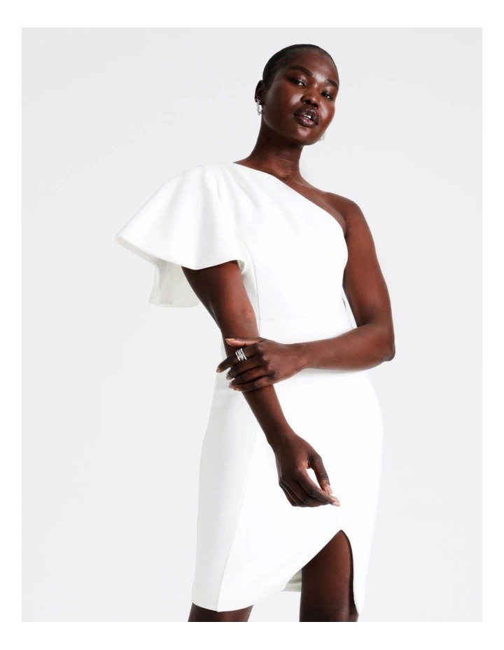 Promo β Wayne Cooper One Shoulder Flounce Midi π Dress In White β€οΈ 4 Promo β Wayne Cooper One Shoulder Flounce Midi π Dress In White β€οΈ - Image 2