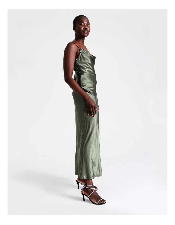 Best Pirce π Wayne Cooper Cowl Neck Satin Slip π Dress In Khaki π 6 Best Pirce π Wayne Cooper Cowl Neck Satin Slip π Dress In Khaki π - Image 4