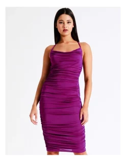 Cheap 😀 Miss Shop Recycled Blend Ruched Bodycon Midi 👗 Dress In Fuchsia 🎁 -Cocktail-party-dresses Shop unnamed file 759