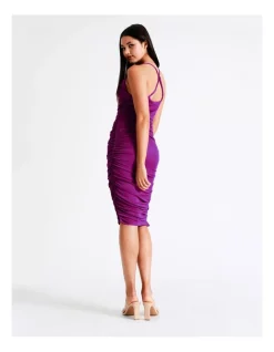Cheap 😀 Miss Shop Recycled Blend Ruched Bodycon Midi 👗 Dress In Fuchsia 🎁 -Cocktail-party-dresses Shop unnamed file 761